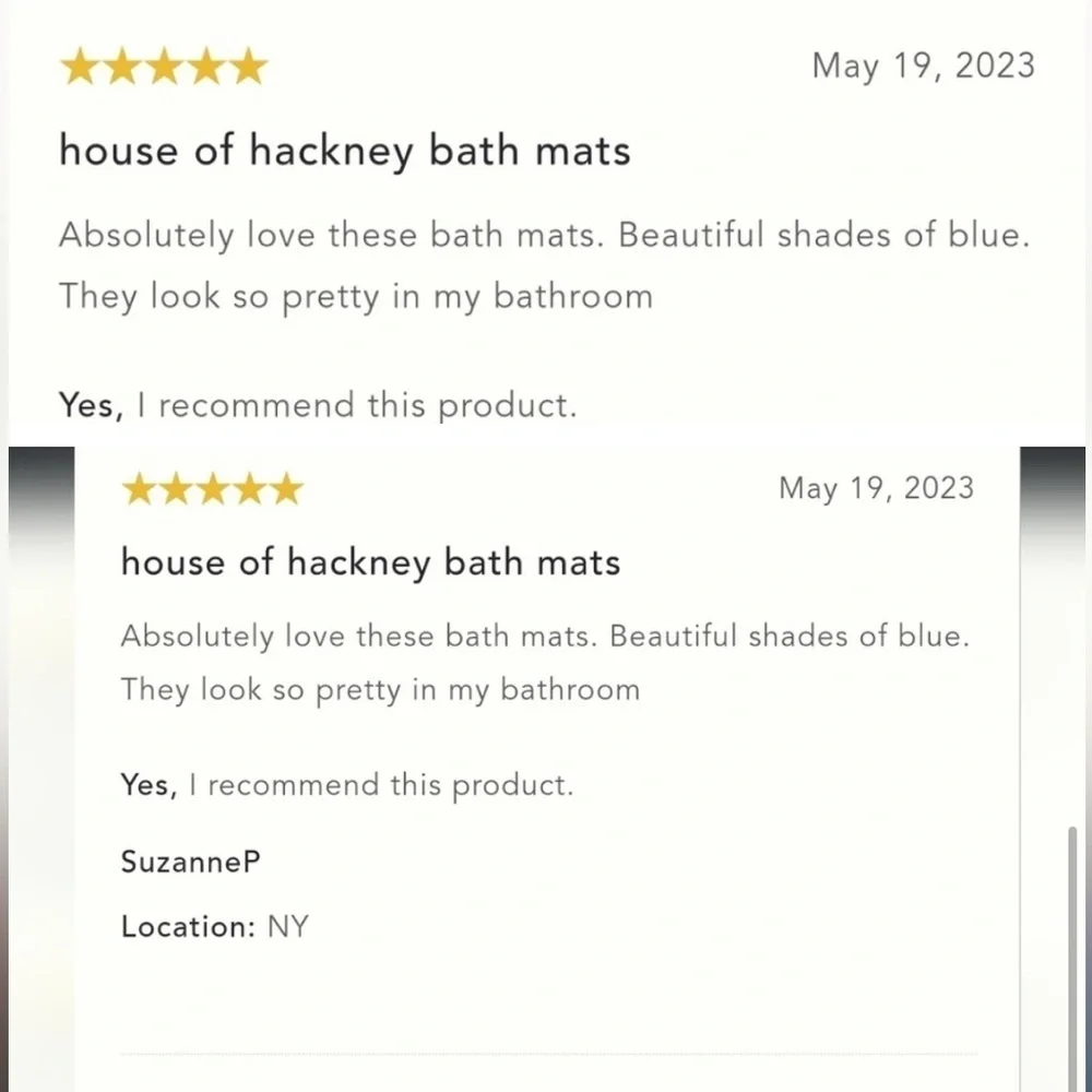 House of Hackney Opia Bath Mat NEW